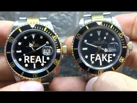 how can you tell a real rolex from a fake